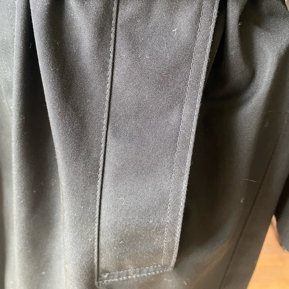 Vintage black women’s trenchcoat size 20 - Picture 9 of 12